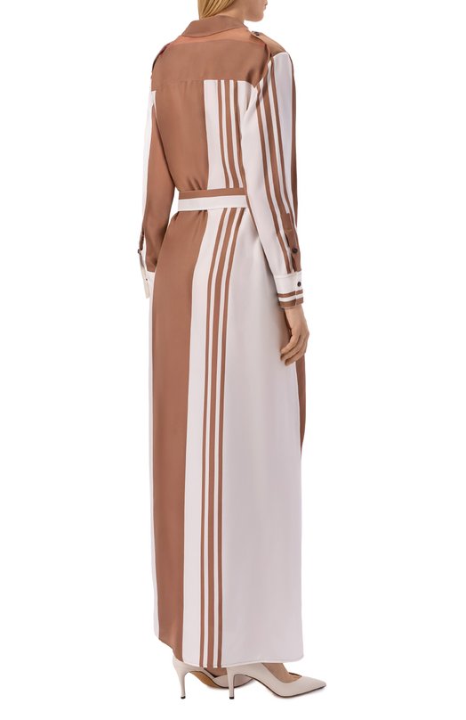 Шелковое платье Kiton D47321K0999G08 Разноцветный  D47321K0999G08 Фото 3