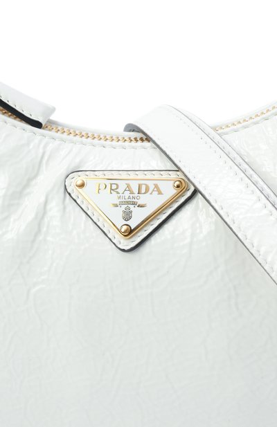 Сумка re-edition PRADA белого цвета по цене 358000 руб., арт. 1BC204/2DNT, фото 3 Сумка re-edition PRADA, арт. 1BC204/2DNT, фото 3