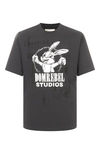 Мужская хлопковая футболка DOMREBEL, арт. M BUNWIRE