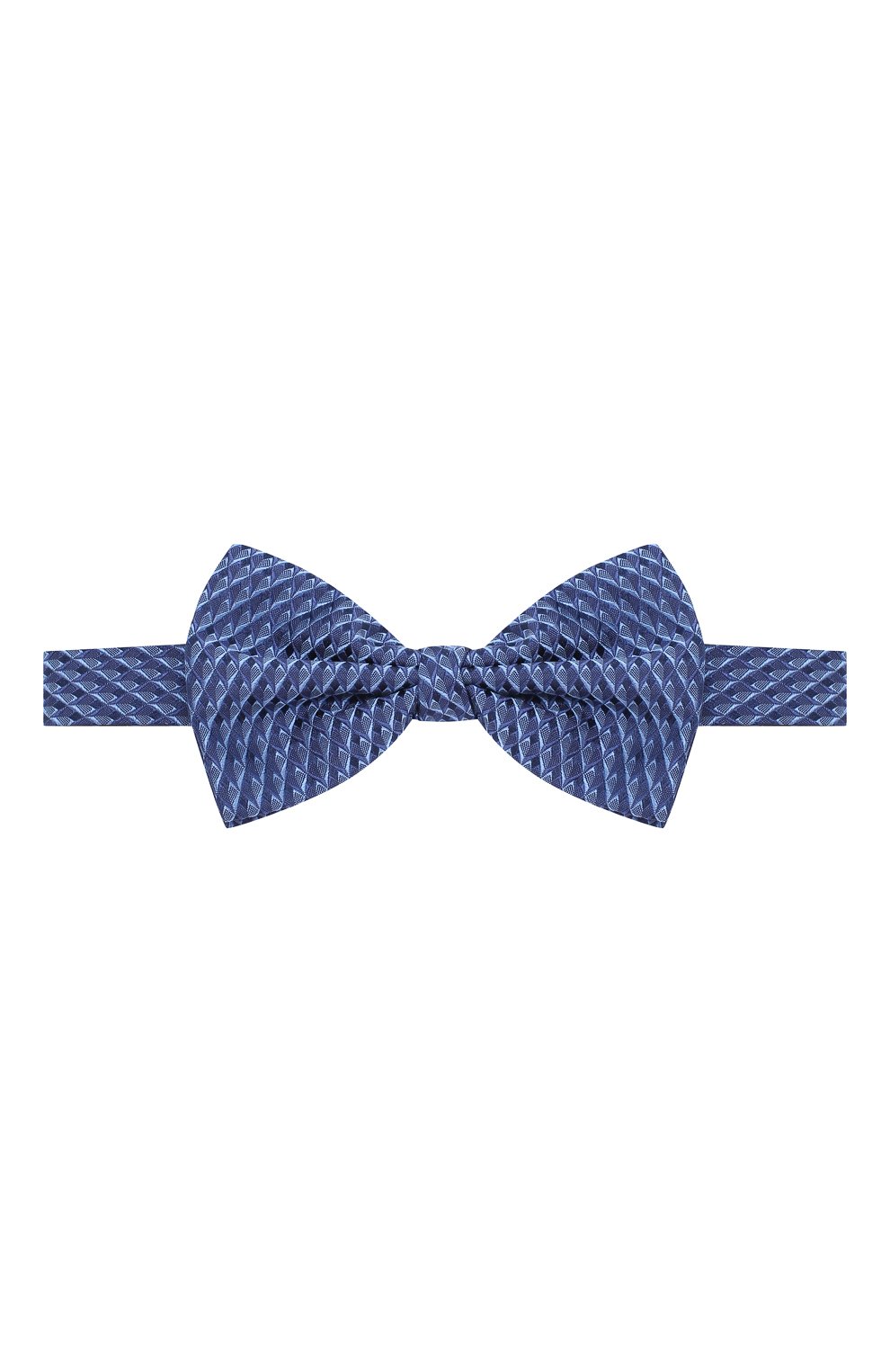 Шелковый галстук-бабочка CORNELIANI синего цвета по цене 7650 руб., арт. 83U308-9120331/00, фото 1 Шелковый галстук-бабочка CORNELIANI, арт. 83U308-9120331/00, фото 1