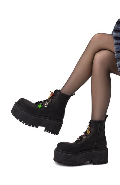 Кожаные ботинки strike BALENCIAGA, арт. 859611/WCDA3, фото 2