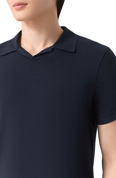 Поло из вискозы GIORGIO ARMANI, арт. 3GSF51/SJP4Z, фото 5