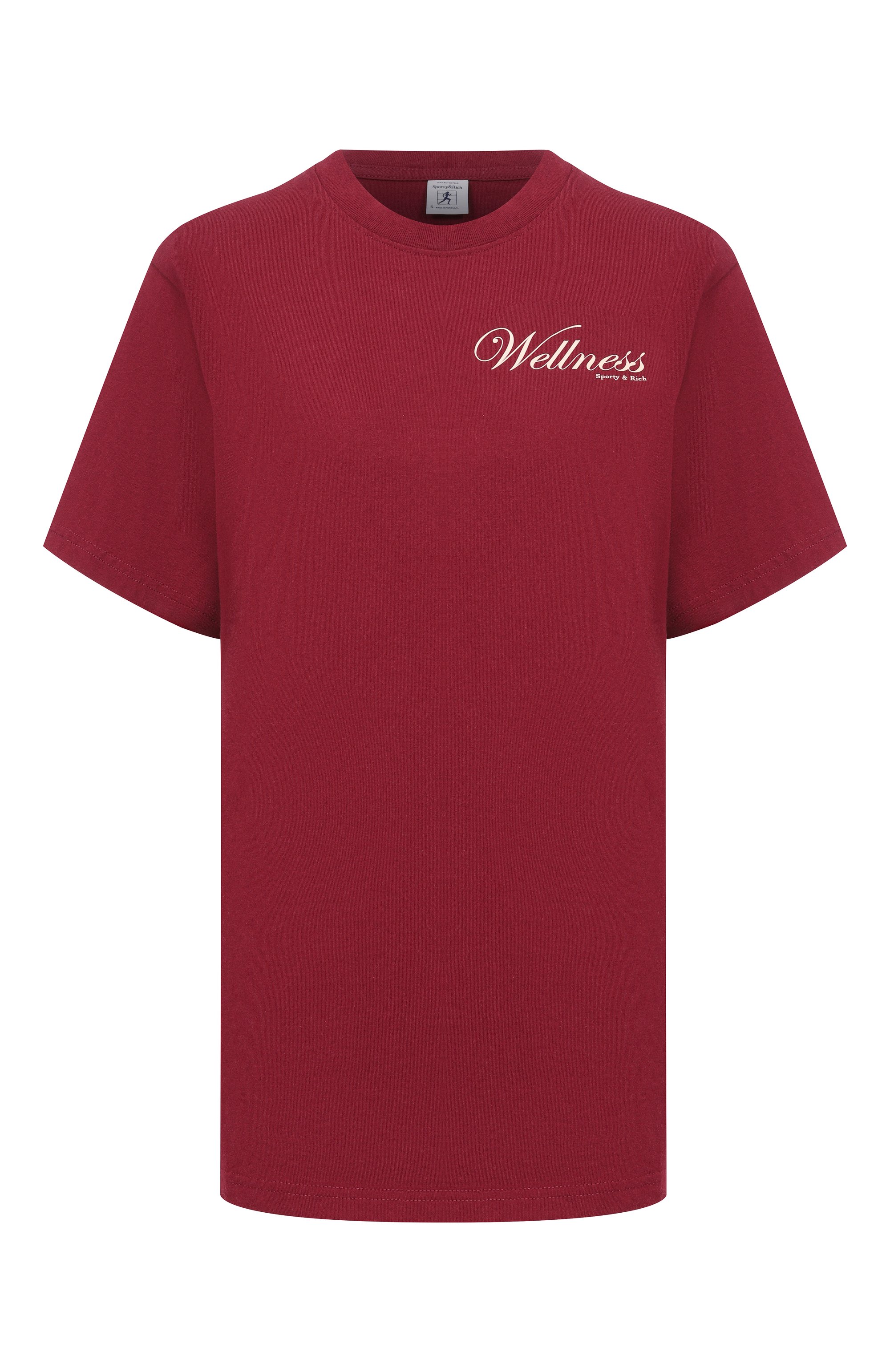 Хлопковая футболка SPORTY AND RICH, арт. T004362083RE10, фото 1
