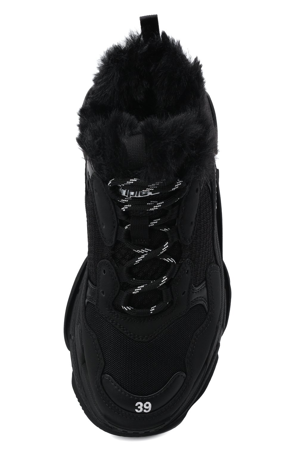 Комбинированные кроссовки triple s BALENCIAGA черного цвета по цене 76500 руб., арт. 668562/W3CQ5, фото 6 Комбинированные кроссовки triple s BALENCIAGA, арт. 668562/W3CQ5, фото 6