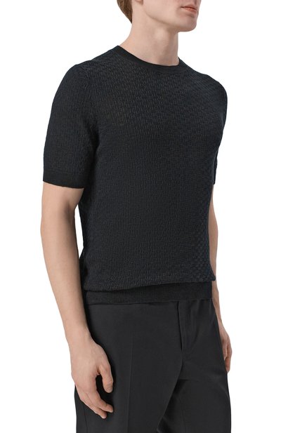 Джемпер изо льна и хлопка GRAN SASSO, арт. 57169/18668, фото 3