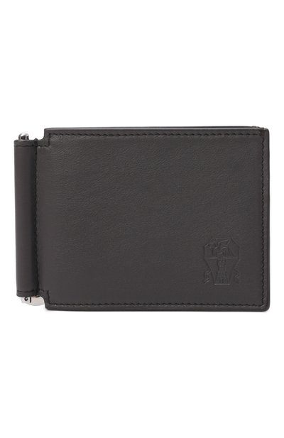 Мужской кожаный зажим для купюр BRUNELLO CUCINELLI, арт. MWZNBU440