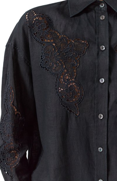 Льняная рубашка P.A.R.O.S.H., арт. D380626, фото 5