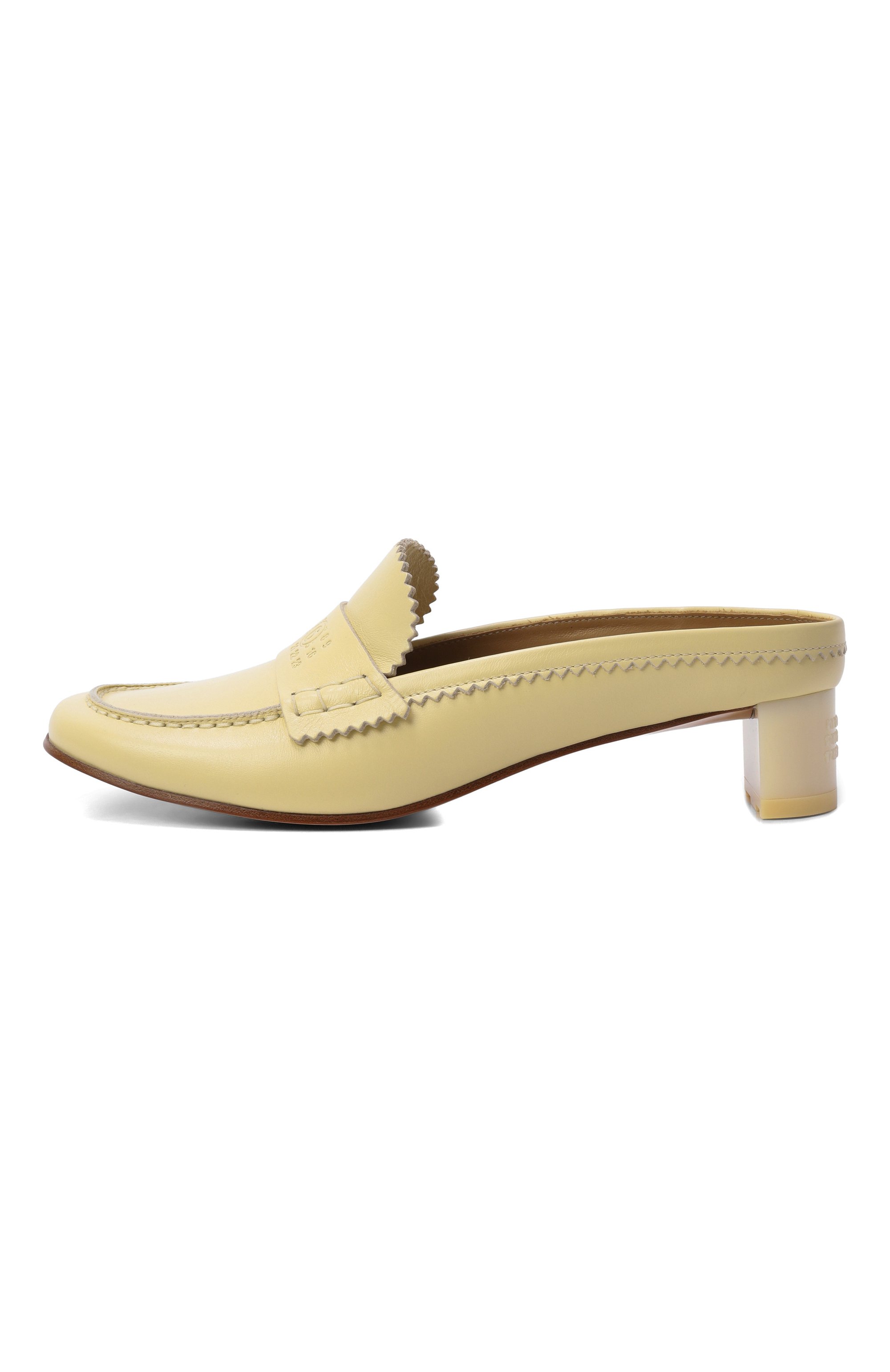 Кожаные мюли swing-toe MM6, арт. S66WX0074/P7560, фото 4