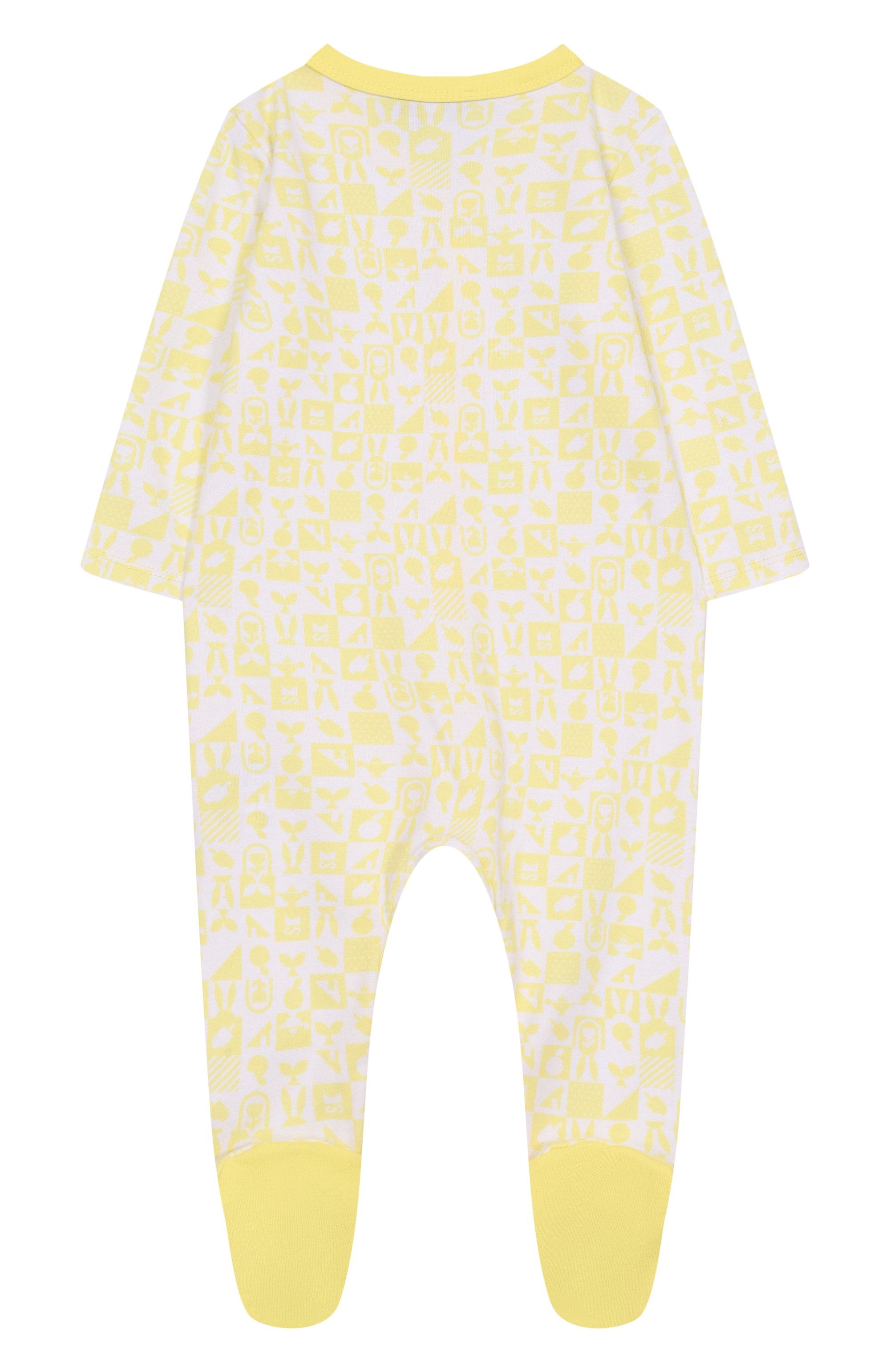 Комплект из боди и комбинезона SASHA KIM желтого цвета по цене 4000 руб., арт. SK-00000955, фото 5 Комплект из боди и комбинезона SASHA KIM, арт. SK-00000955, фото 5