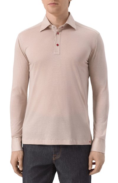 Поло из лиоцелла и хлопка KITON, арт. UMCP0SH0924206, фото 3