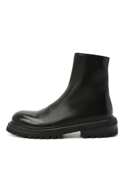 Кожаные сапоги MARSELL черного цвета по цене 112500 руб., арт. MM4026/PELLE V0L0NATA, фото 3 Кожаные сапоги MARSELL, арт. MM4026/PELLE V0L0NATA, фото 3