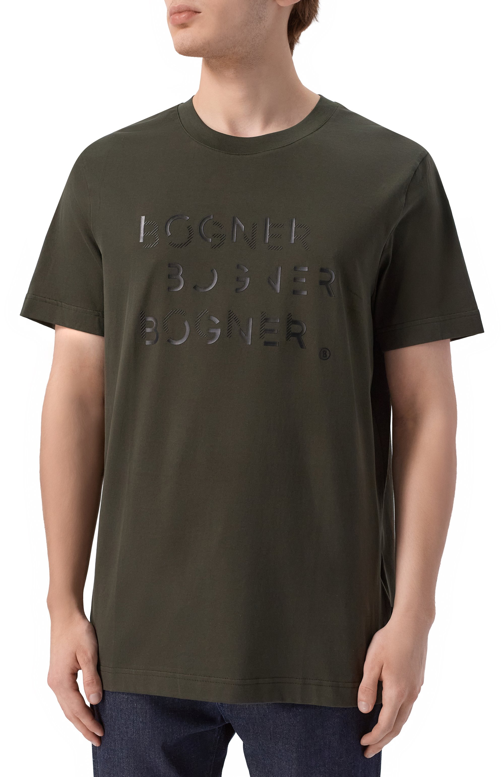 Хлопковая футболка BOGNER, арт. 58146604, фото 3