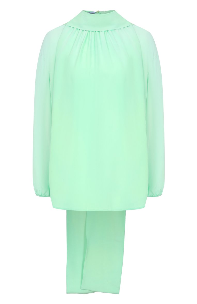 Шелковая блузка PRADA, арт. P902F-1SZD-F077U-182, фото 1