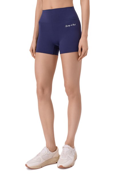 Шорты SPORTY AND RICH темно-синего цвета по цене 13600 руб., арт. SH05875326BL106, фото 3 Шорты SPORTY AND RICH, арт. SH05875326BL106, фото 3