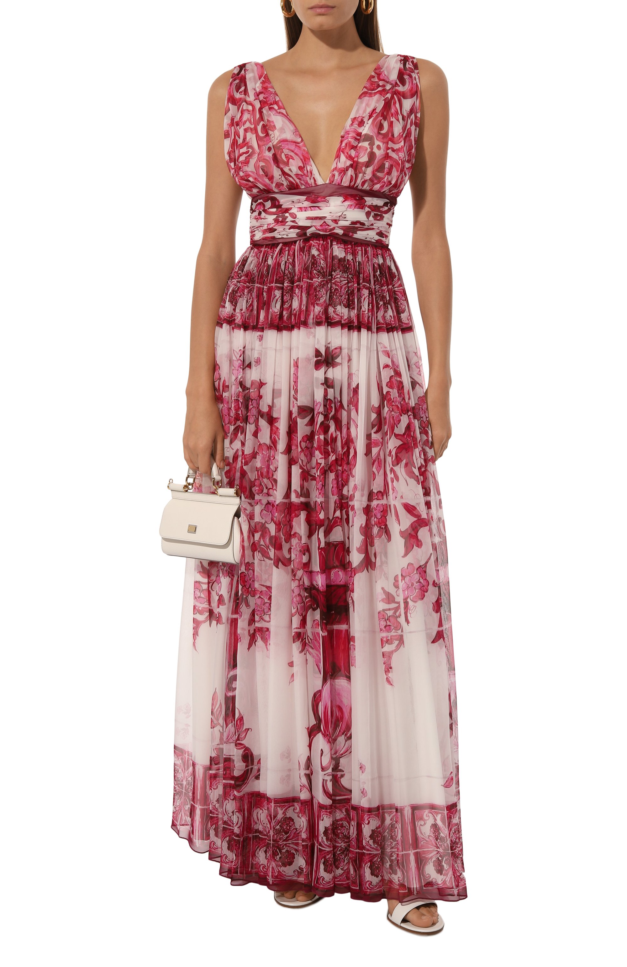 Шелковое платье DOLCE & GABBANA, арт. F6DAZT/HI1NV, фото 2