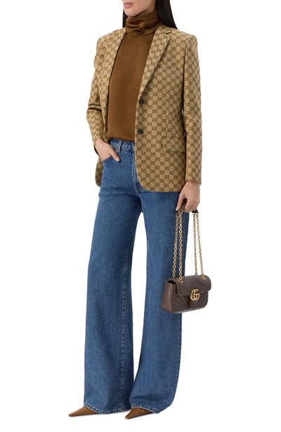 Женская сумка gg marmont small GUCCI, арт. 837280/AAGUE