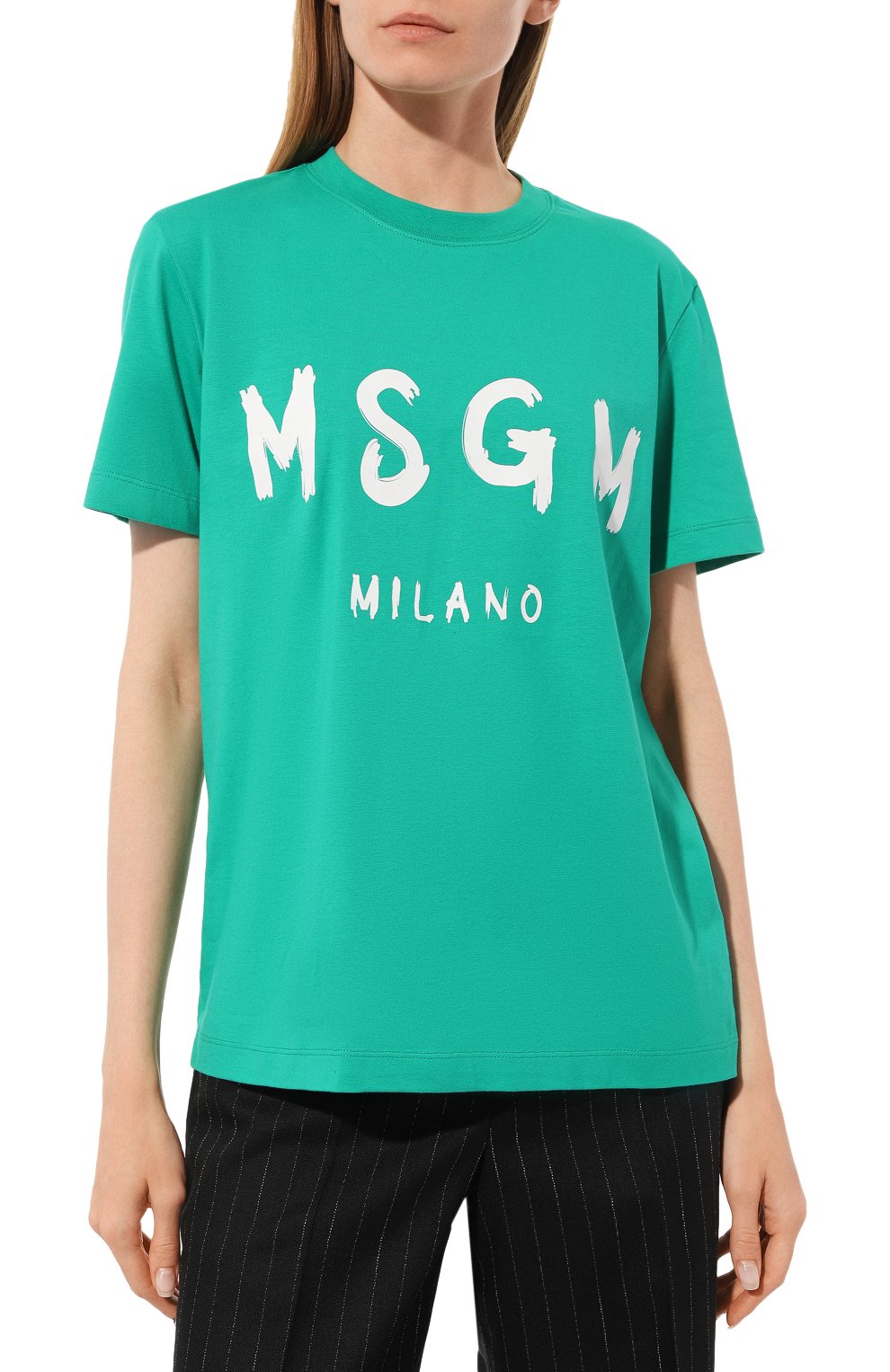 Хлопковая футболка MSGM, арт. 3541MDM510/237798, фото 3