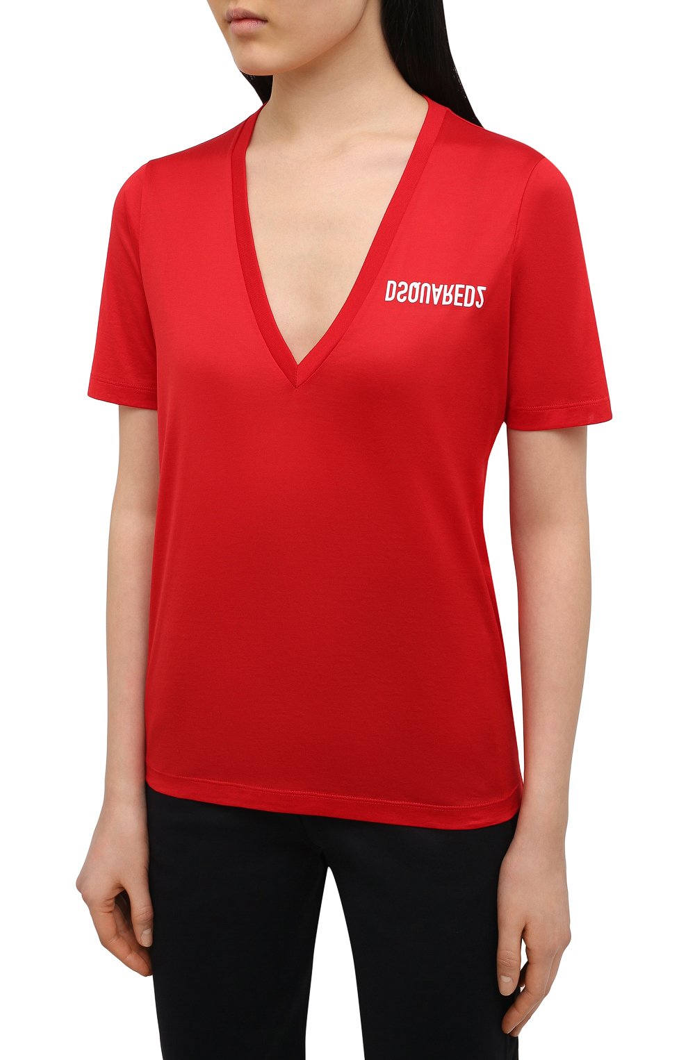 Хлопковая футболка DSQUARED2, арт. S75GD0157/S23848, фото 3