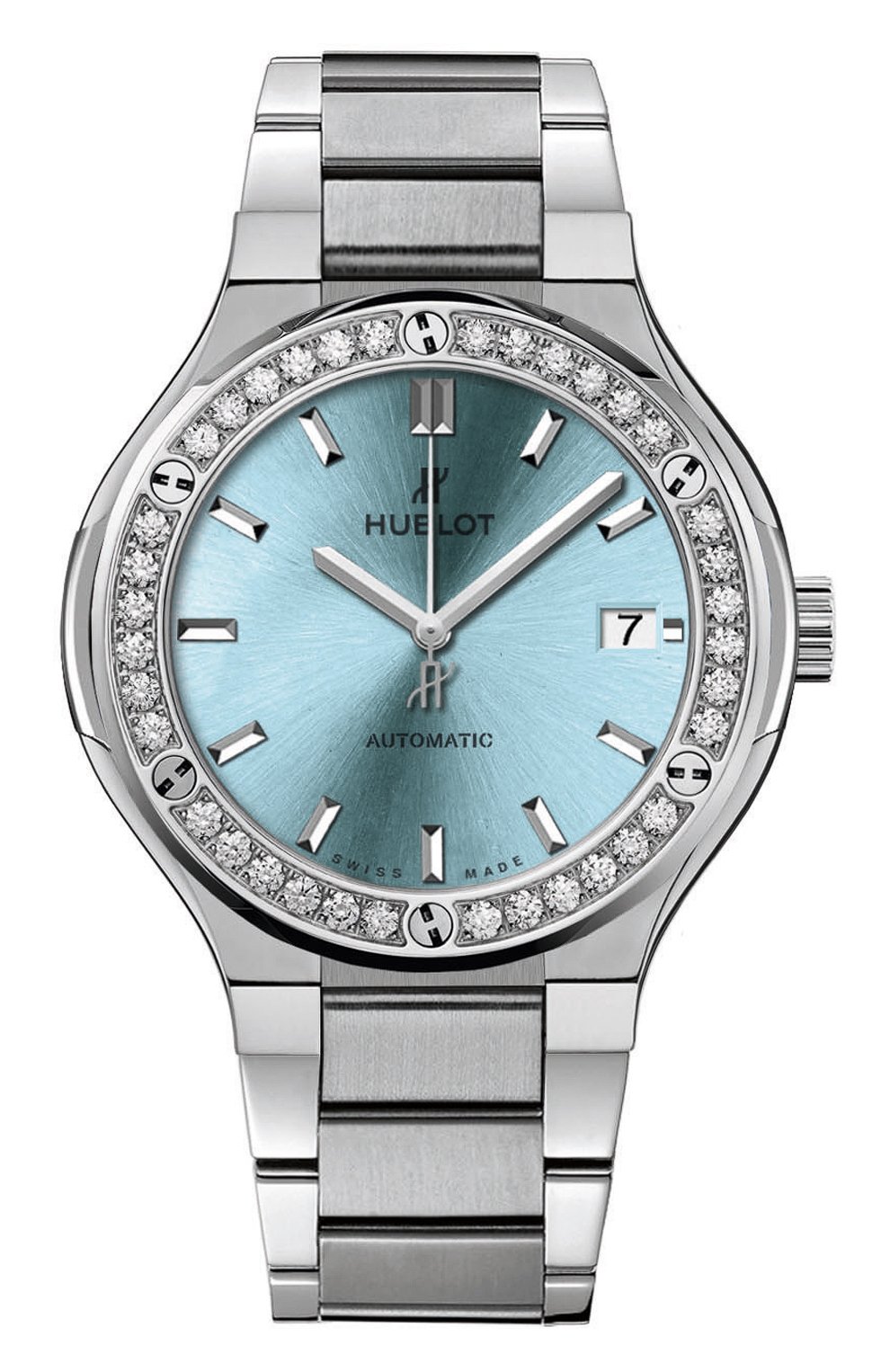 Часы classic fusion titanium light blue HUBLOT, арт. 568.NX.891L.NX.1204, фото 1
