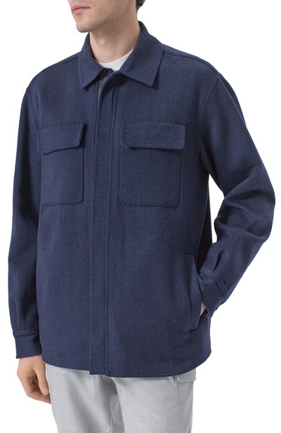 Кашемировая куртка-рубашка ZILLI, арт. DBL004M030510009U, фото 3