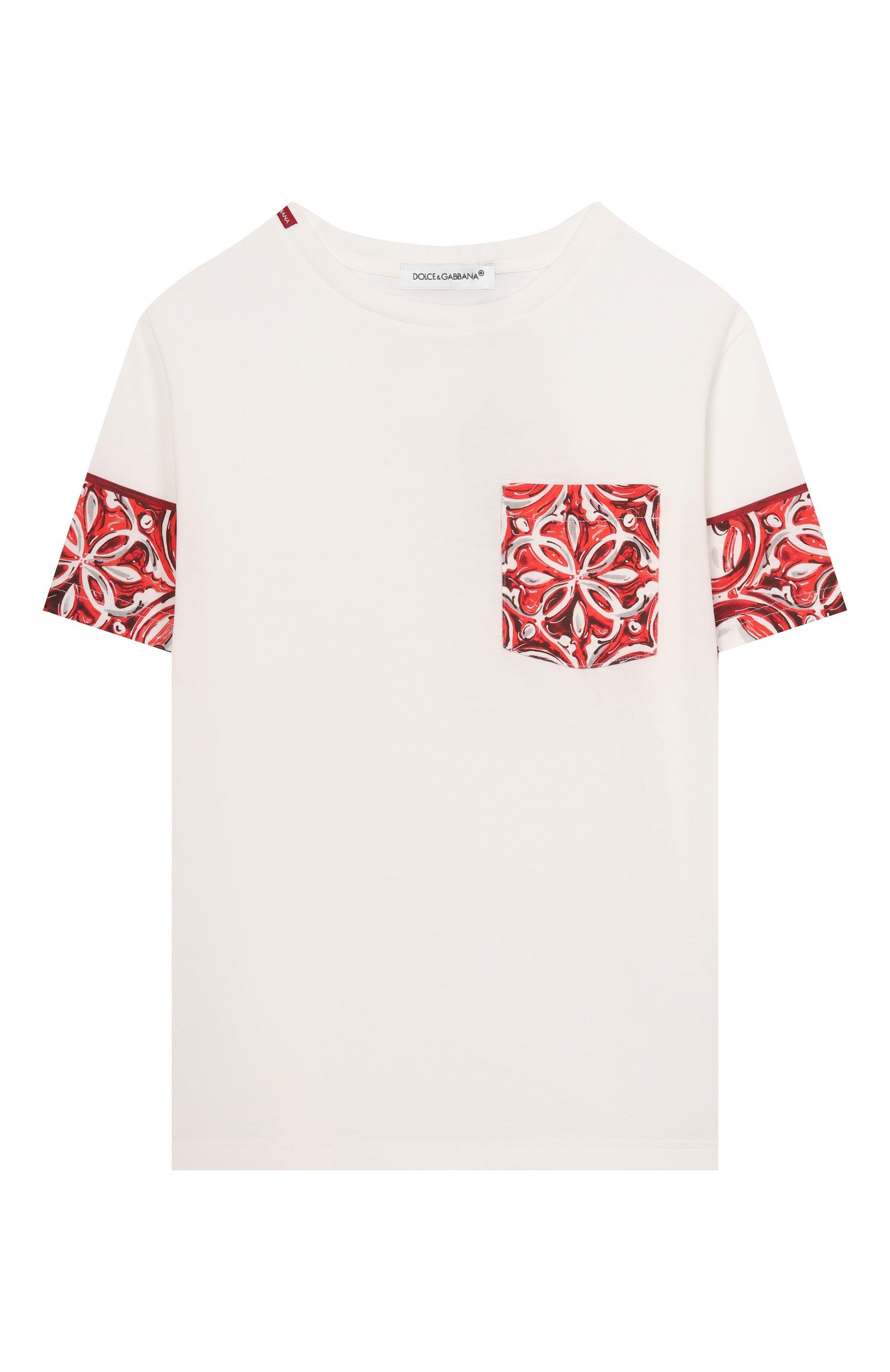 Хлопковая футболка DOLCE & GABBANA, арт. L4JTKH/G7P5D, фото 1