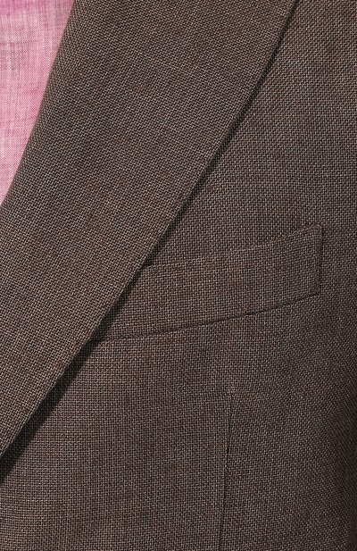 Пиджак из смеси льна и хлопка ELEVENTY, арт. A70GIAA05 TES0A043, фото 5