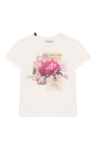 Хлопковая футболка DOLCE & GABBANA, арт. L2JTIT/G7QUT