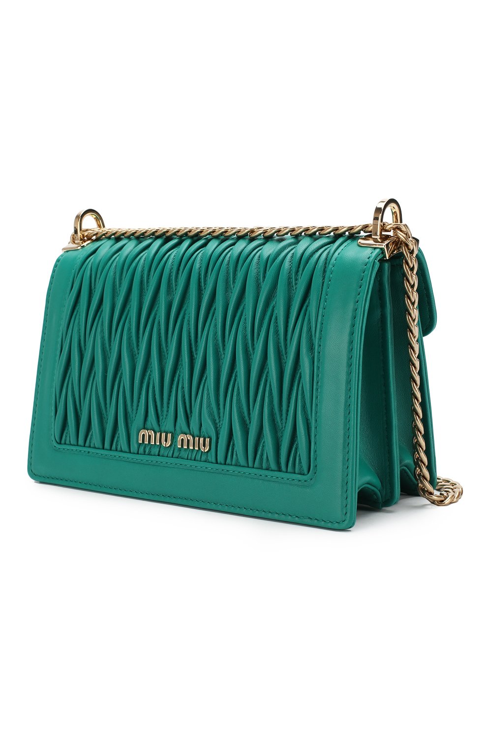 Сумка из кожи MIU MIU, арт. 5BD083-N88-F0MYE-OOO, фото 3