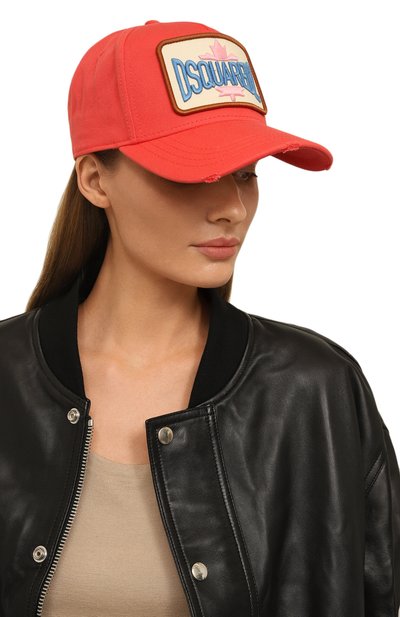 Хлопковая бейсболка DSQUARED2, арт. BCW0091 05C00001, фото 2