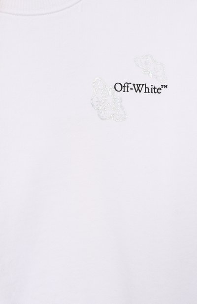 Хлопковый свитшот OFF-WHITE, арт. 0GBA001S26FLE002, фото 3