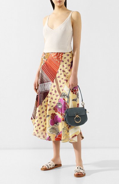 Топ CHLOÉ белого цвета по цене 72100 руб., арт. CHC19UMH14600, фото 2 Топ CHLOÉ, арт. CHC19UMH14600, фото 2