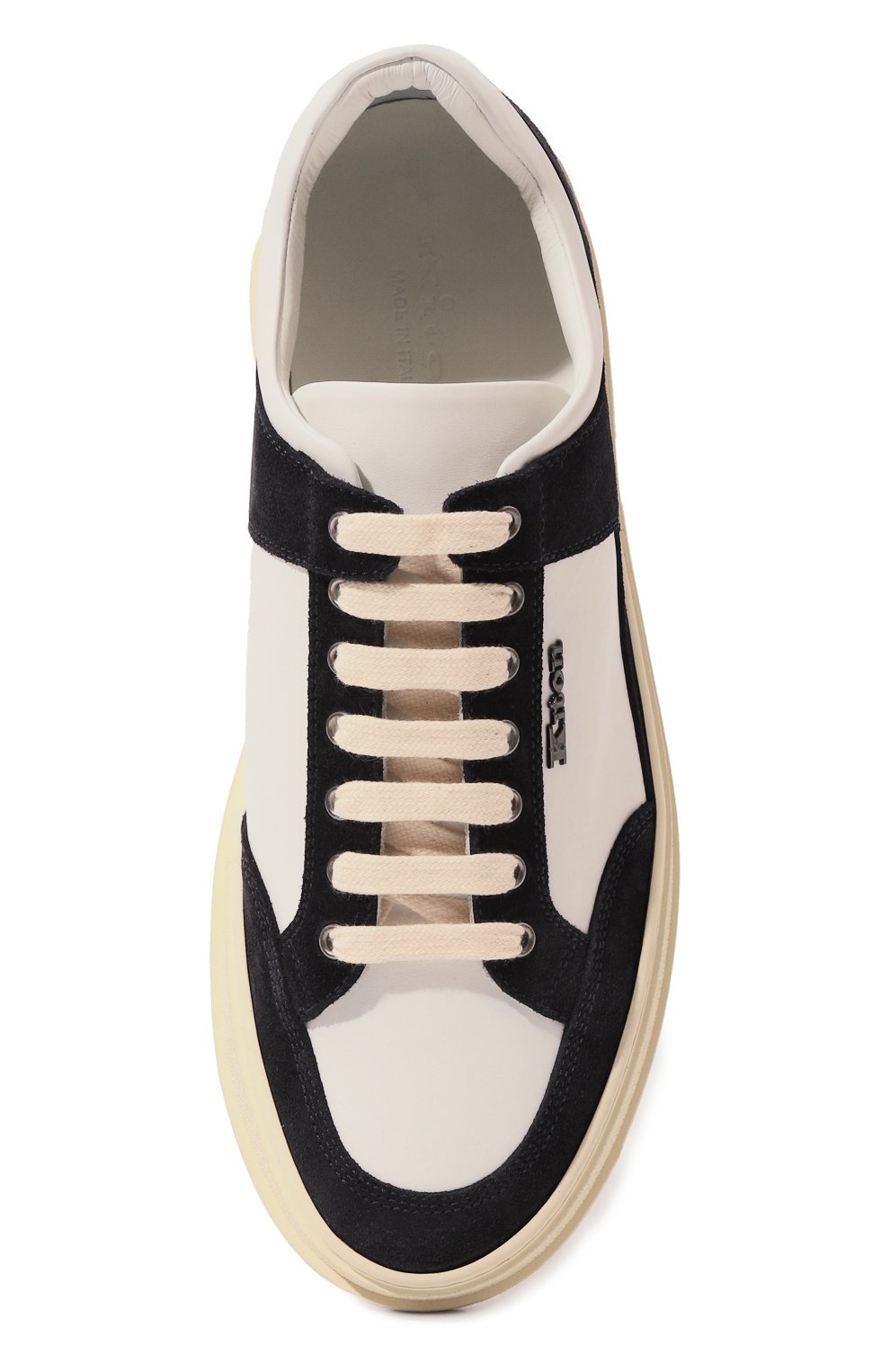 Кожаные кеды KITON, арт. USSA204N0110501, фото 6