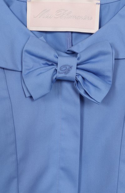 Хлопковая блузка BLUMARINE, арт. BFCA005.0.RA009/6A-12A, фото 3