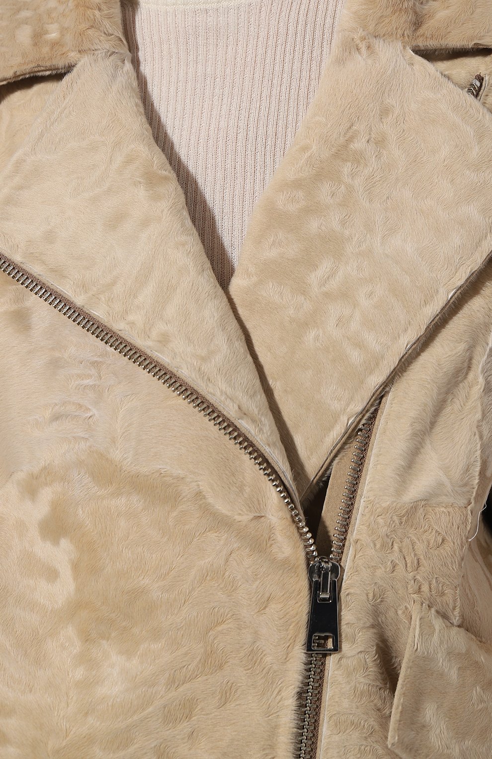 Куртка из каракульчи VICTORIA KUSENKOVA кремового цвета по цене 1320000 руб., арт. 767100012603, фото 5 Куртка из каракульчи VICTORIA KUSENKOVA, арт. 767100012603, фото 5