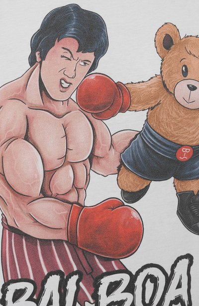Хлопковая футболка BISIBIGLIO, арт. TEDDY VS R0CKY, фото 5