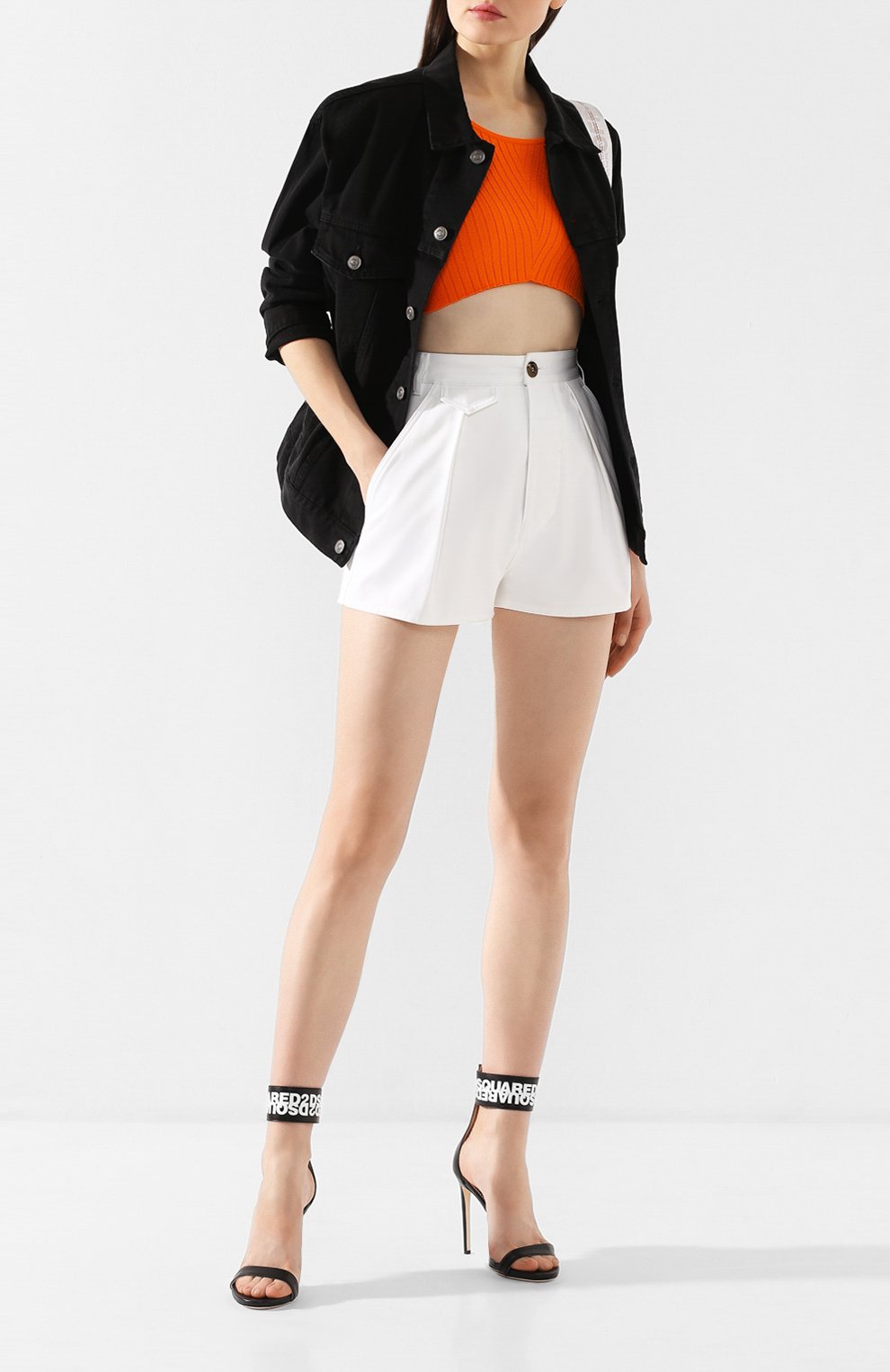 Кожаные босоножки DSQUARED2, арт. HSW0130 01501675, фото 2