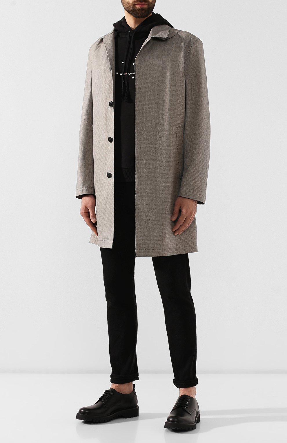 Хлопковый плащ SAINT LAURENT, арт. 575201/Y089V, фото 2