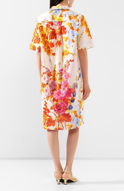 Хлопковое платье DRIES VAN NOTEN, арт. 201-11048-9054, фото 4