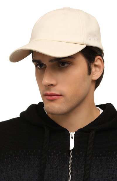 Хлопковая бейсболка JACQUEMUS, арт. 22E/216AC009-5001, фото 2