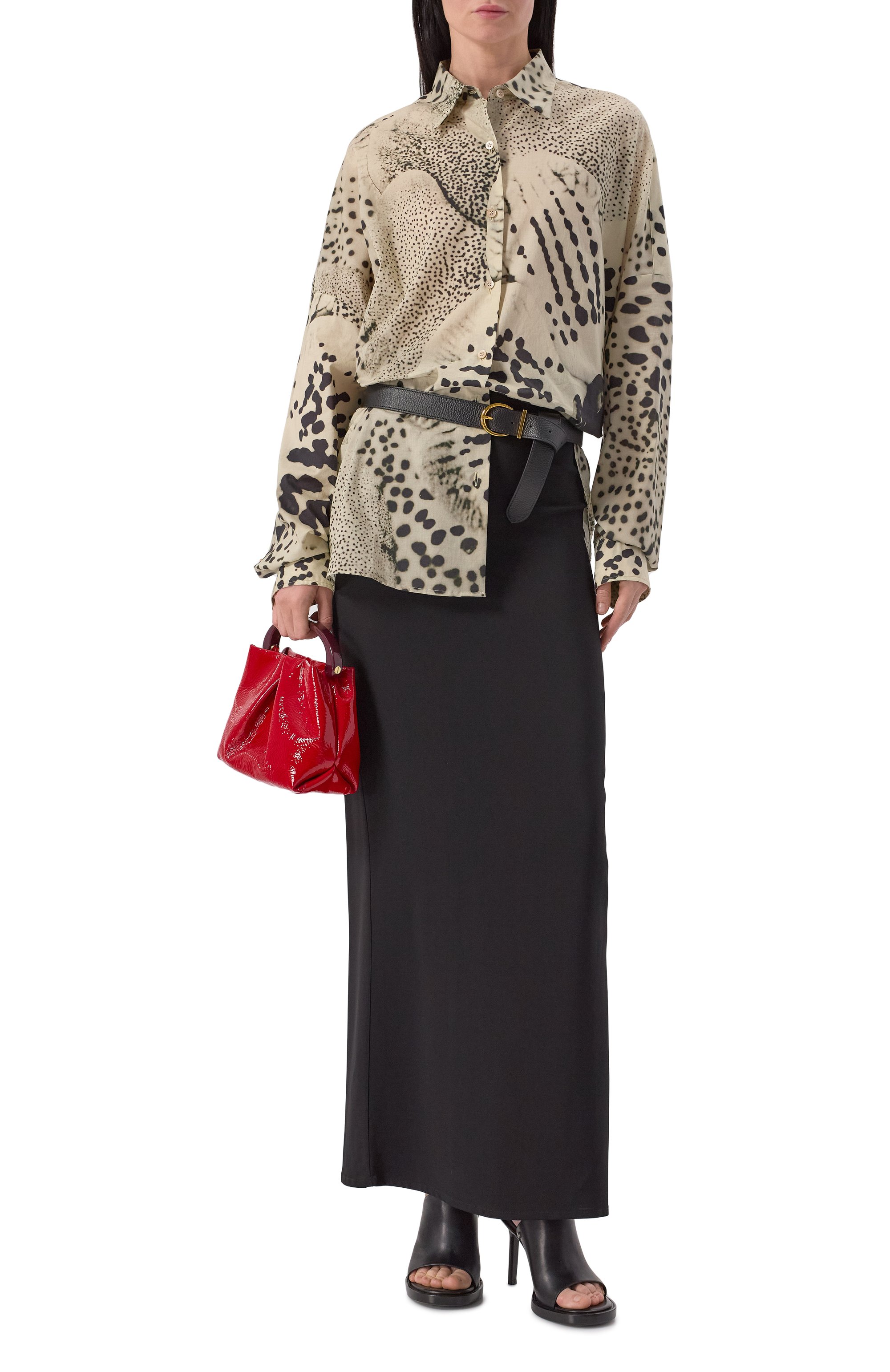 Хлопковая рубашка DRIES VAN NOTEN, арт. 251-010700-1110, фото 2