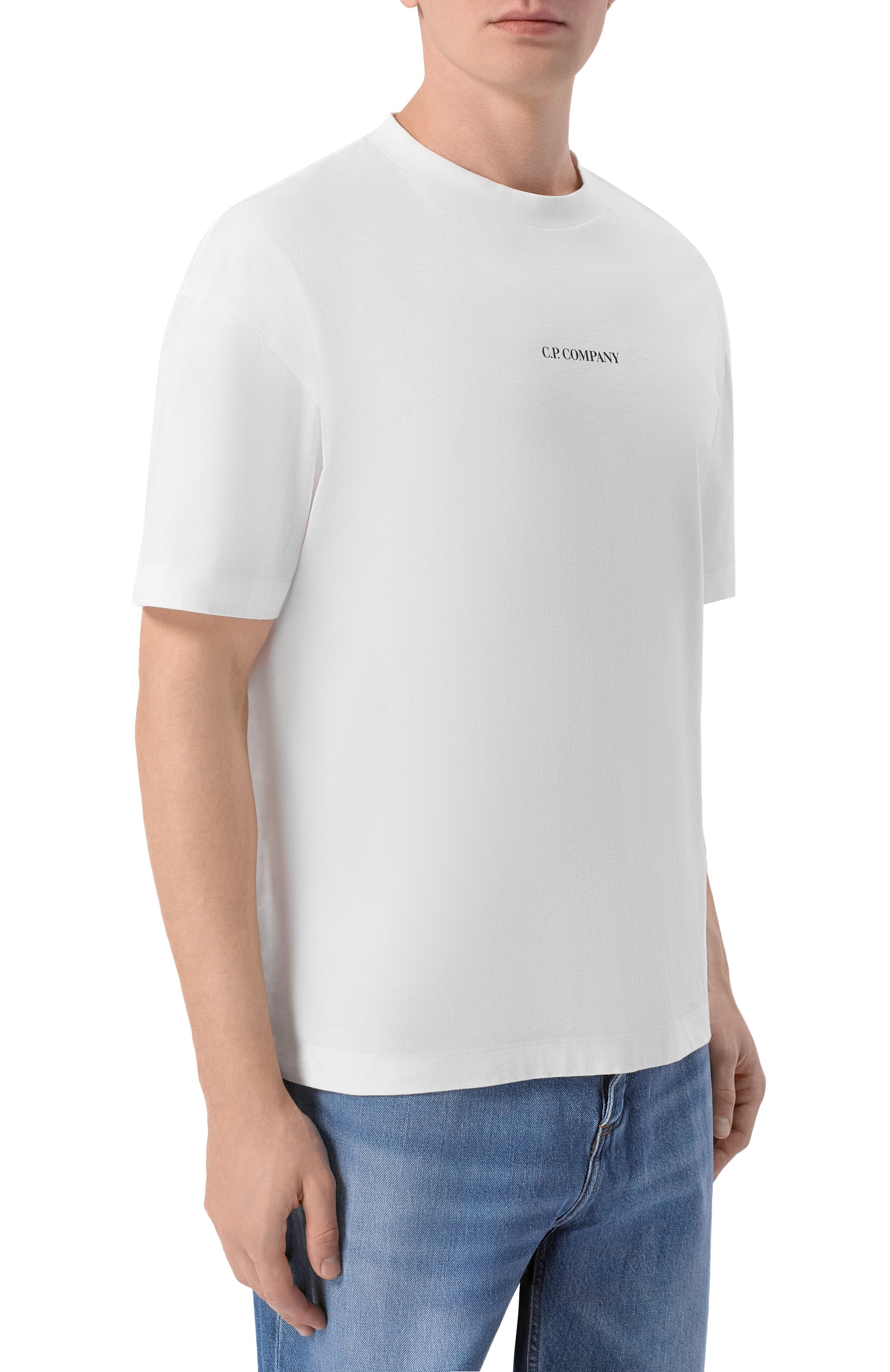 Хлопковая футболка C.P. COMPANY, арт. 20CMTS087A/005100W, фото 3