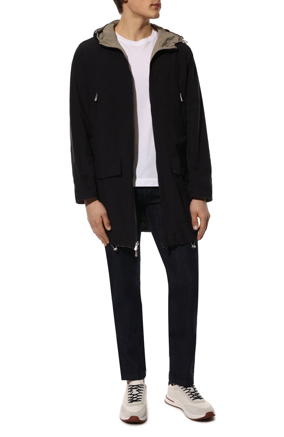 Комбинированные кроссовки week end walk LORO PIANA, арт. FAM1719, фото 2