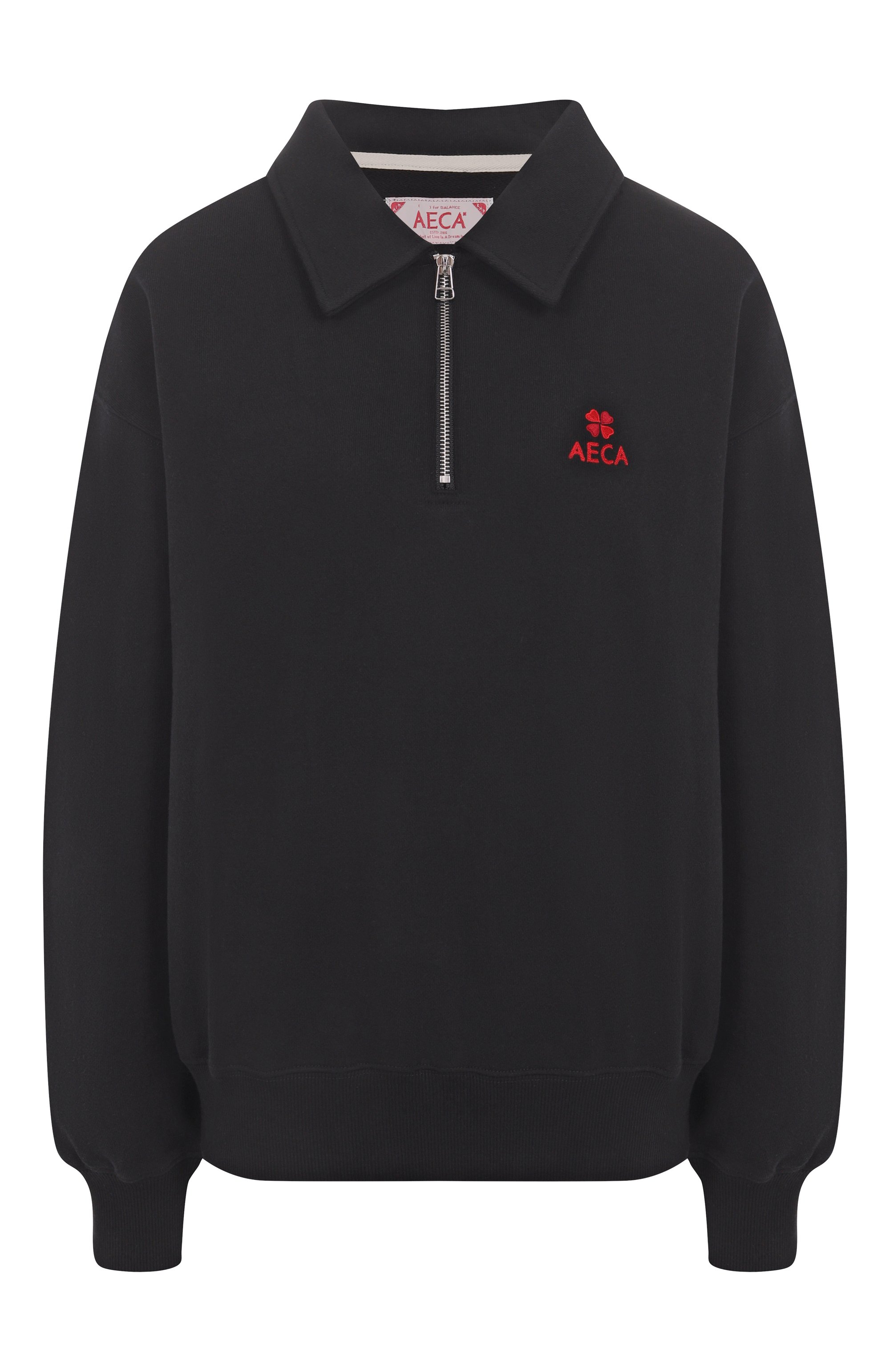 Хлопковый свитшот AECA WHITE, арт. AWCMFWBDTSSSO002C0.BLACK (S), фото 1