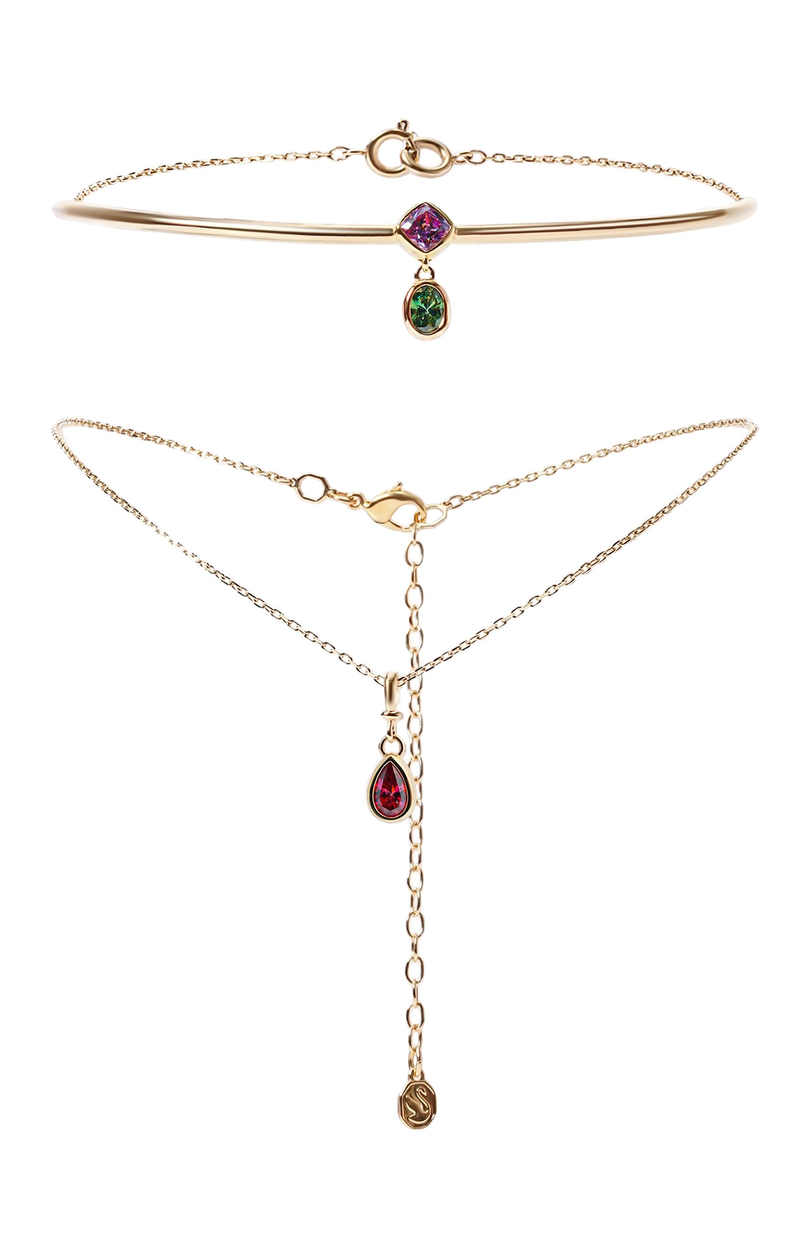 Колье imber SWAROVSKI золотого цвета по цене 29950 руб., арт. 5753273, фото 1 Колье imber SWAROVSKI, арт. 5753273, фото 1