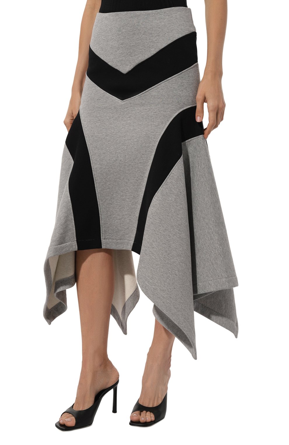 Хлопковая юбка THE ATTICO, арт. 247WCS254, фото 3