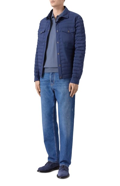 Замшевые дерби BARRETT темно-синего цвета по цене 66850 руб., арт. 251U074.7/LIGHT CASHEMERE, фото 2 Замшевые дерби BARRETT, арт. 251U074.7/LIGHT CASHEMERE, фото 2