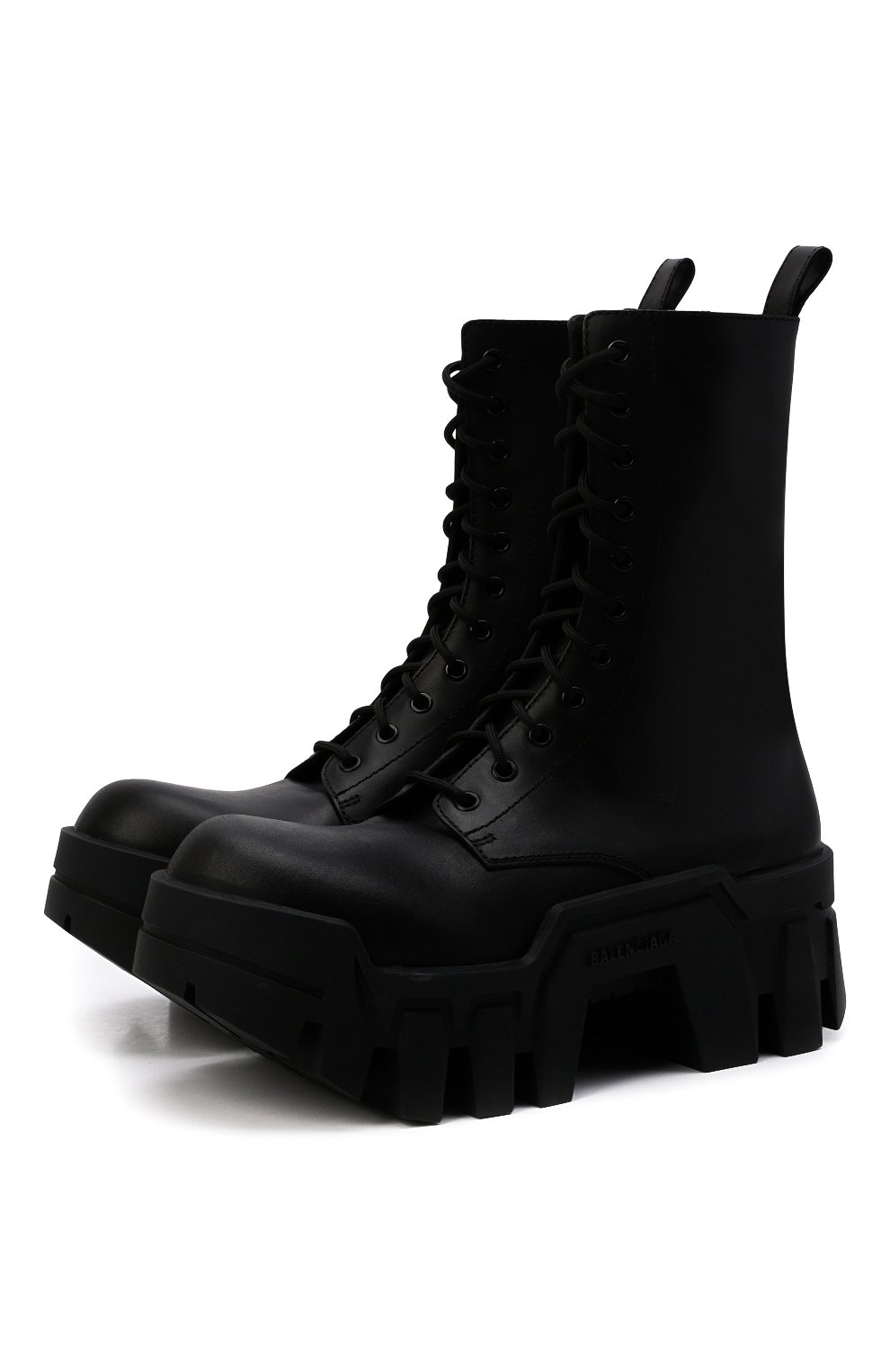 Кожаные ботинки bulldozer BALENCIAGA, арт. 671554/WBCQ0, фото 1