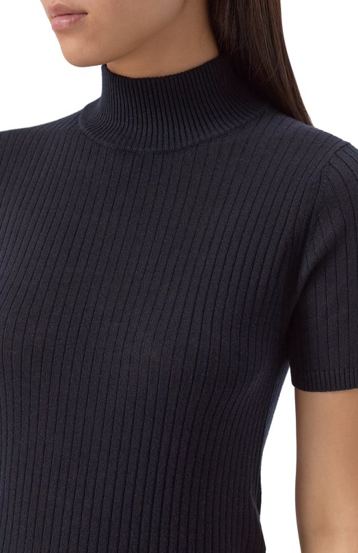 Пуловер из шелка и шерсти Max Mara Studio JANGY Синий  JANGY Фото 5