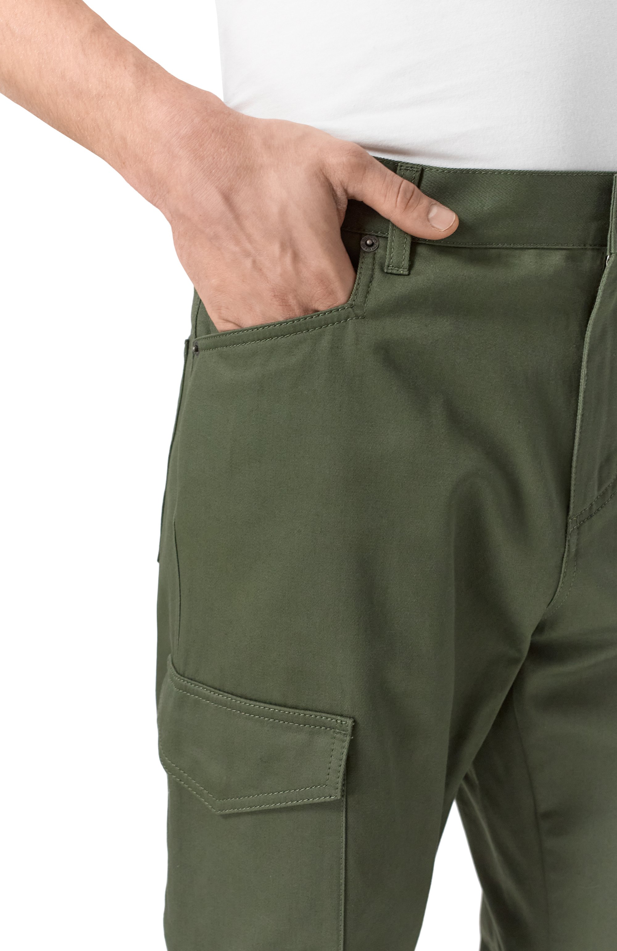 Хлопковые брюки-карго BALMAIN, арт. CH0MI075/CF04, фото 5