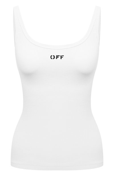 Женская хлопковая майка OFF-WHITE, арт. 0WAD072S21JER001